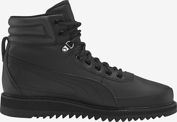 PUMA Schnürboots in Schwarz