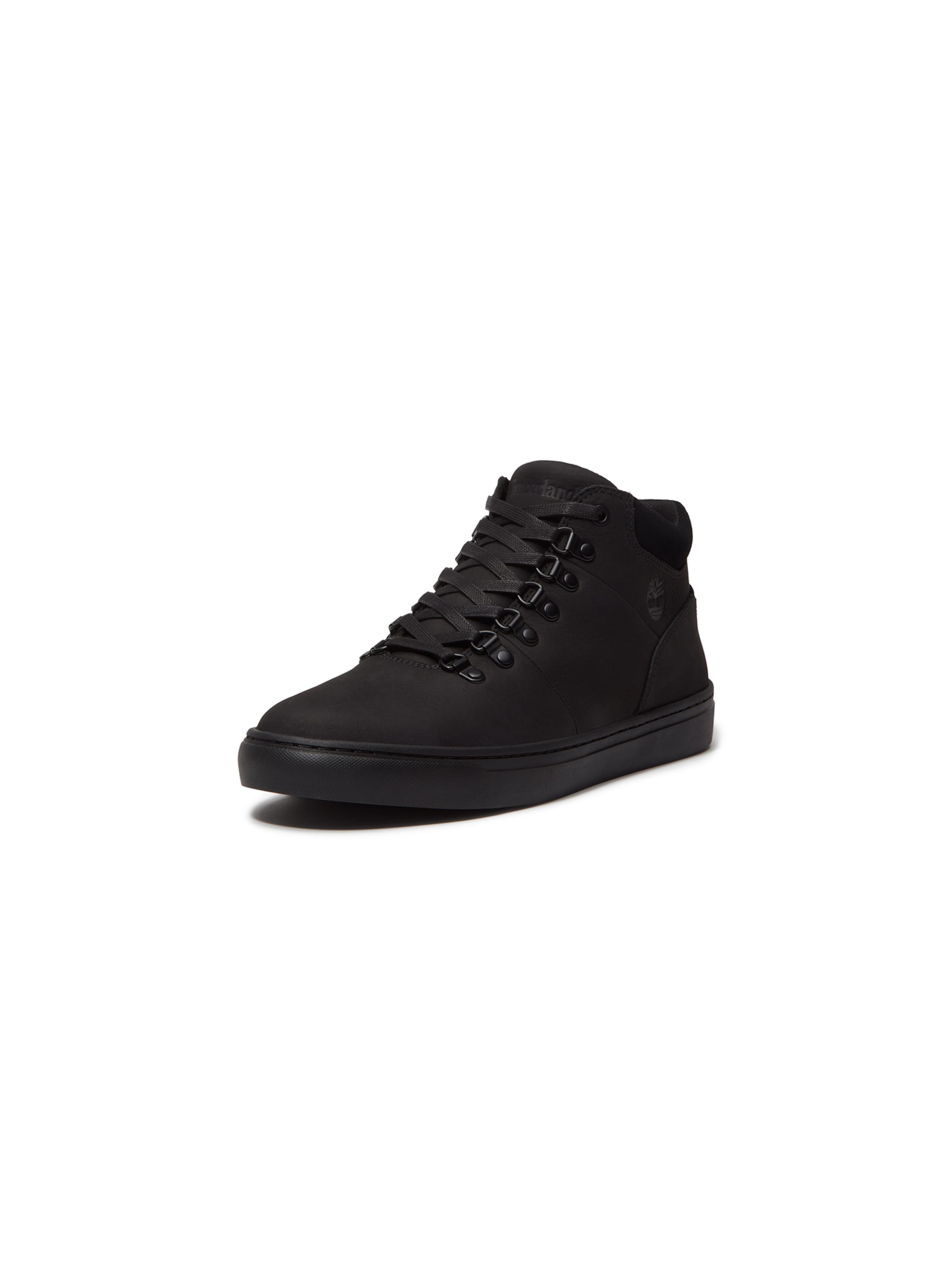 TIMBERLAND - Botas com atacadores em preto: frente
