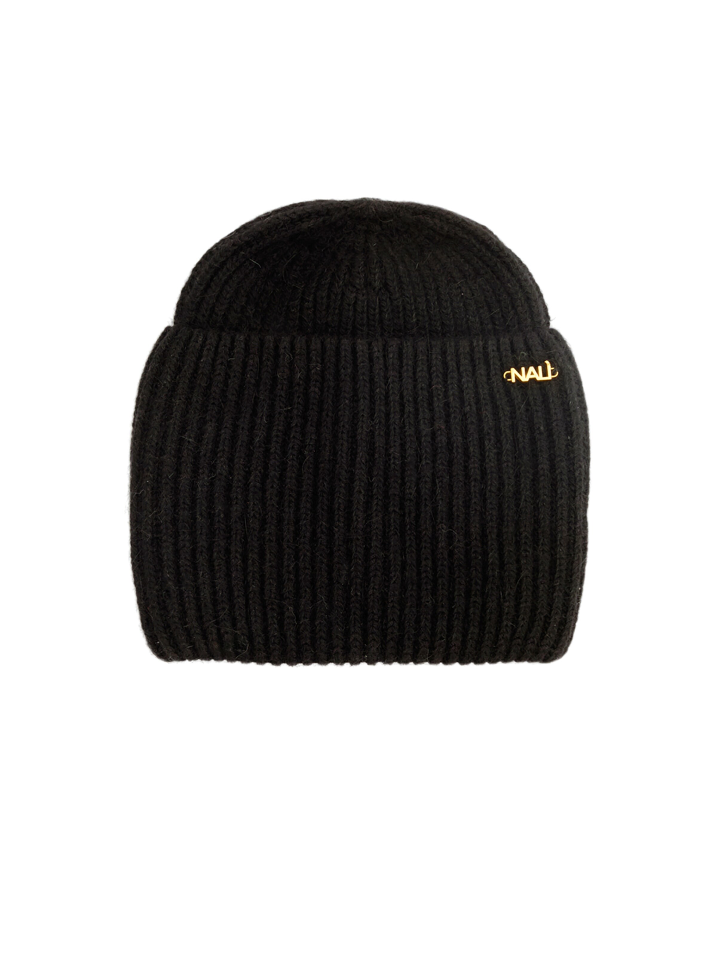 NALì Beanie 'ICE' in Black: front