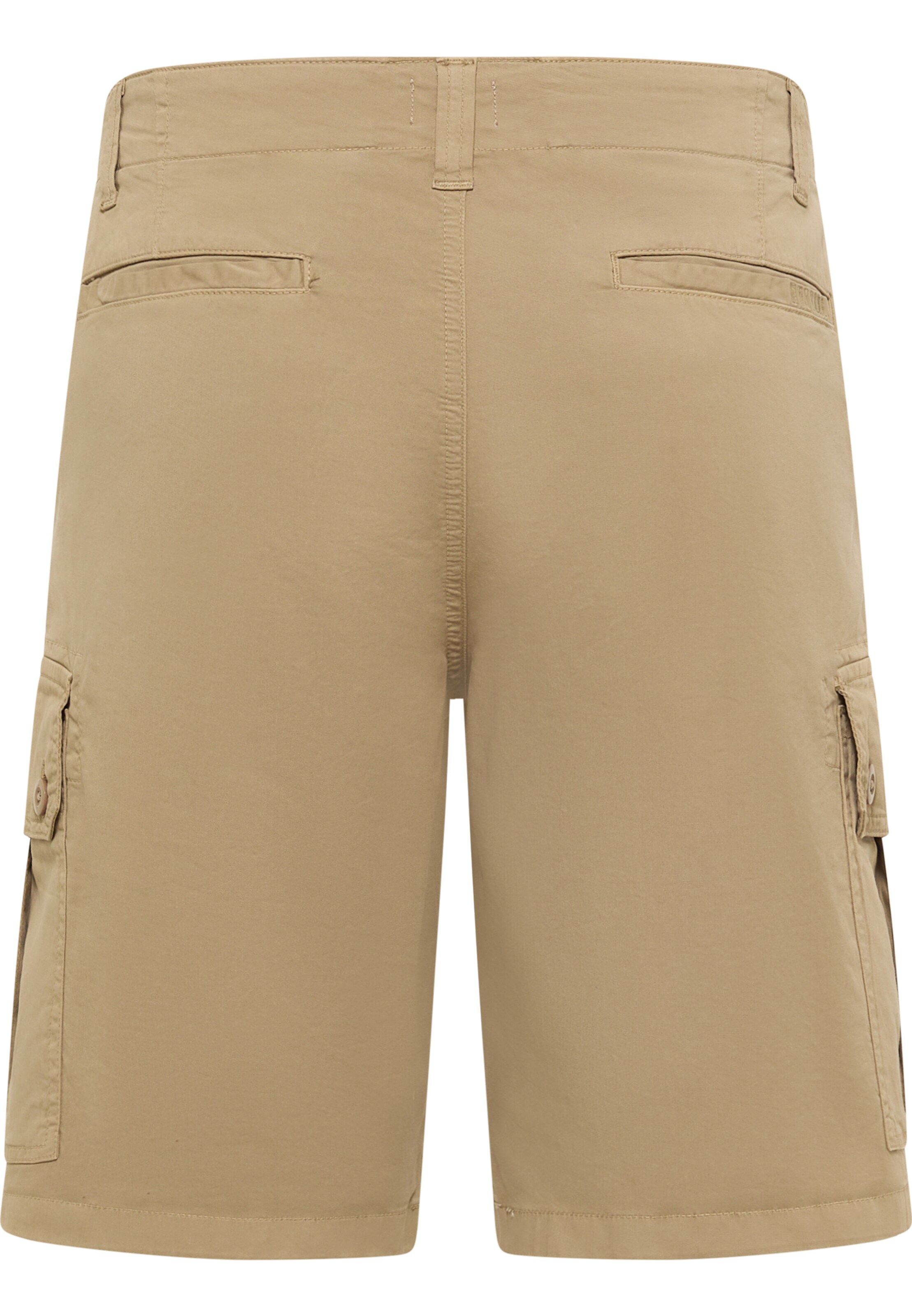 MUSTANG Wide leg Cargo Pants 'Harry Papertouch' in Beige