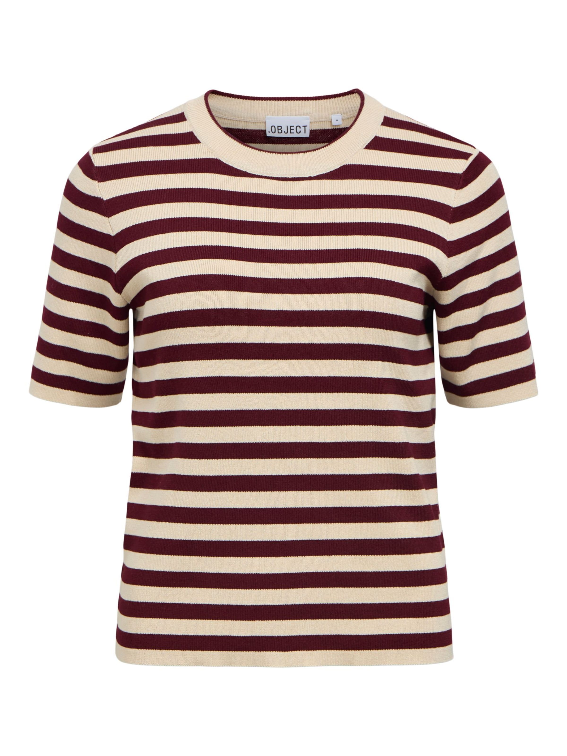 OBJECT Shirt in Beige: Vorderseite