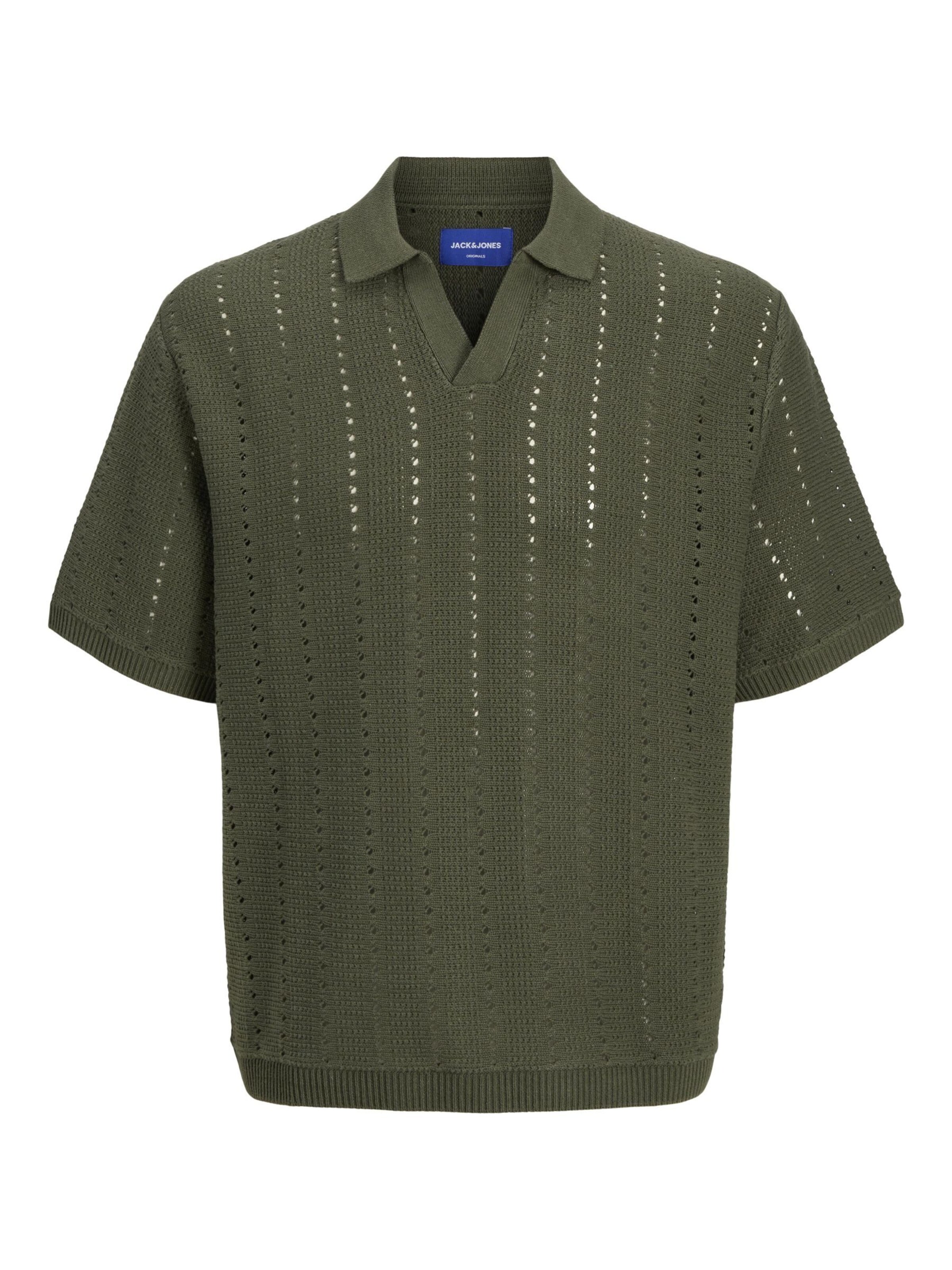 JACK & JONES Trui in Groen: voorkant