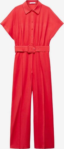 MANGO Jumpsuit 'nantes' in Red: front
