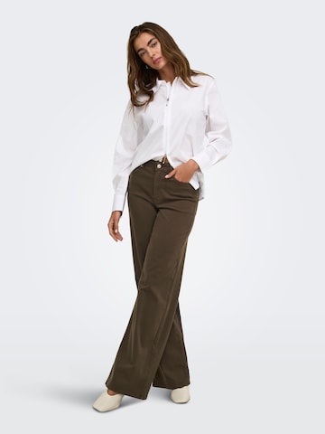 ONLY Wide Leg Jeans in Braun