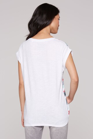 Soccx Shirt mit Logo- und Streifenprint in Mischfarben