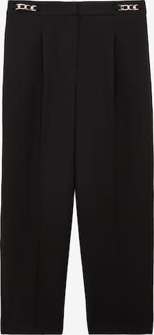 Koton Pleat-Front Pants in Black: front