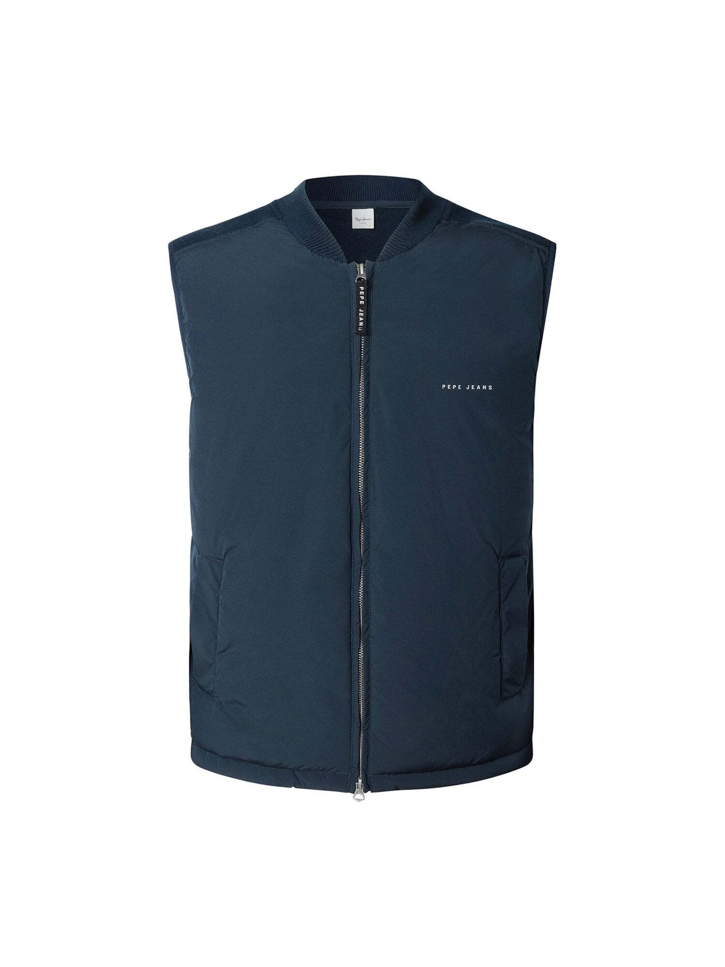 Pepe Jeans Weste  'PIERCE' in Blau: Vorderseite