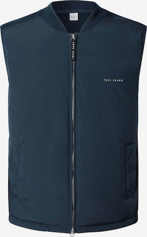 Gilet 'PIERCE' Pepe Jeans en bleu : devant