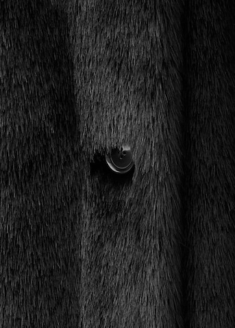 MANGO Wintermantel in Schwarz