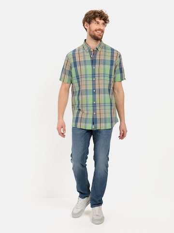 CAMEL ACTIVE Regular fit Button Up Shirt in Green