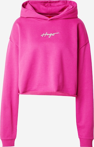 HUGO Red Sweatshirt 'Dephana 1' i rosa: framsida