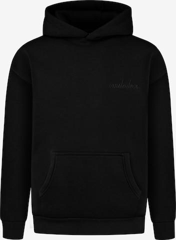 Veste de survêtement Smilodox en noir : devant