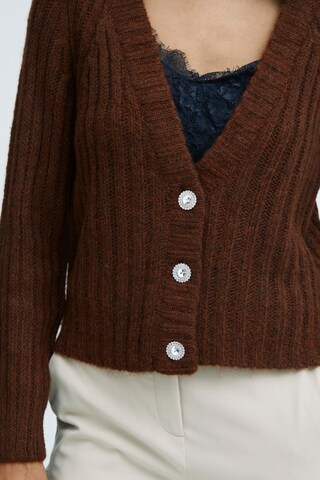 b.young Knit Cardigan '20810481' in Brown