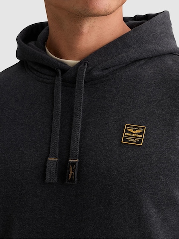 PME Legend Sweatshirt 'Hoodie with rubber badge and kangaroo pocket' in Blauw