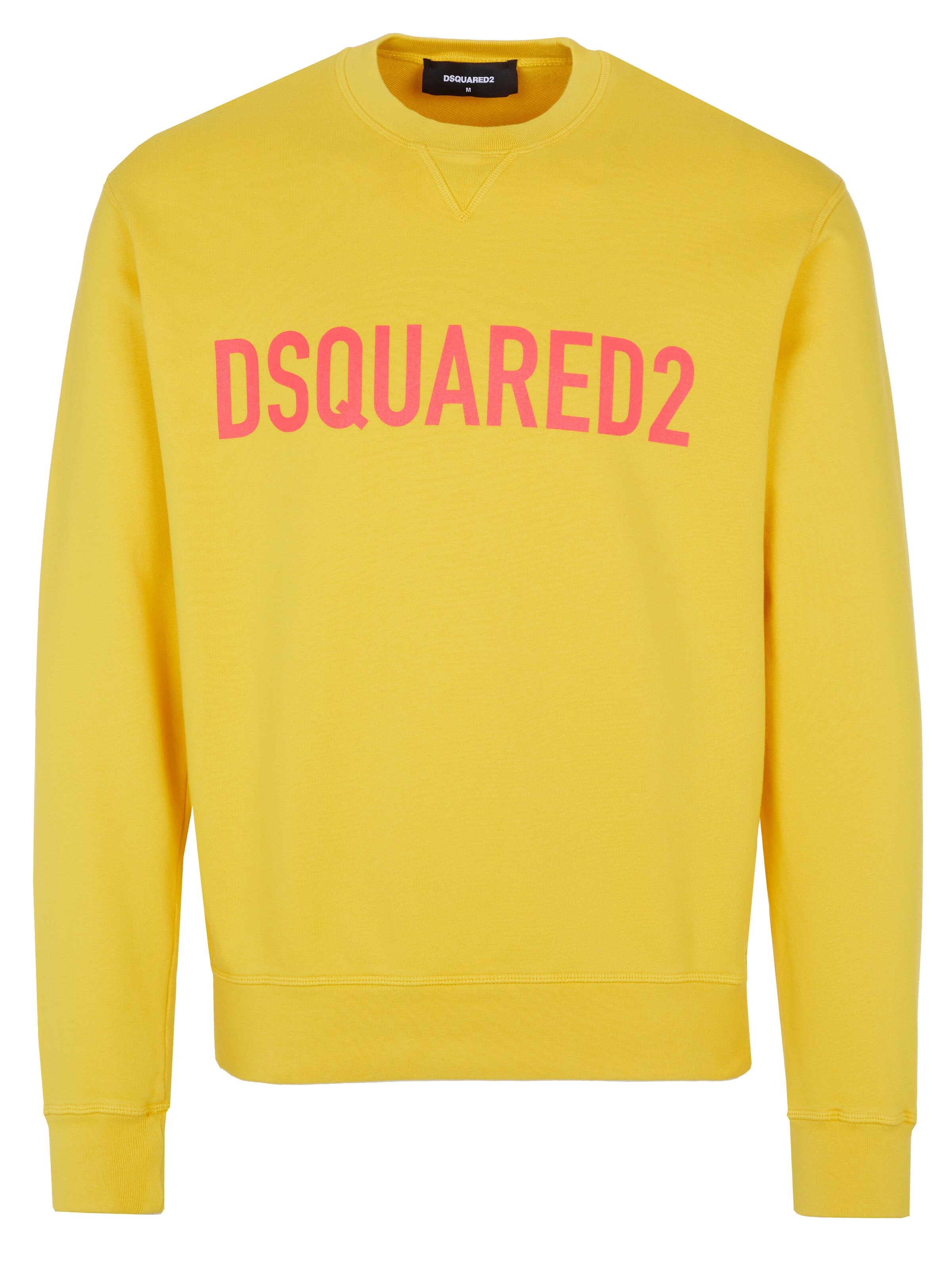 DS2 Sweatshirt 'Dsquared2 Pullover' in Yellow: front