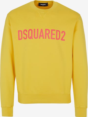 DS2Sweater majica 'Dsquared2 Pullover' - žuta boja: prednji dio