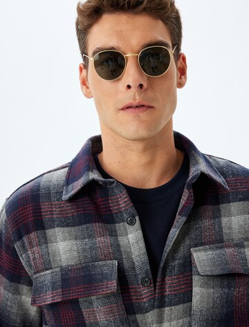 Koton Regular fit Button Up Shirt in Grey
