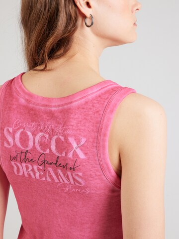 Soccx - Top en rosa