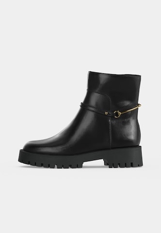 STEVE MADDEN Enkellaarsjes 'Last Call' in Zwart: voorkant