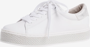 Sneaker bassa di s.Oliver in bianco: frontale