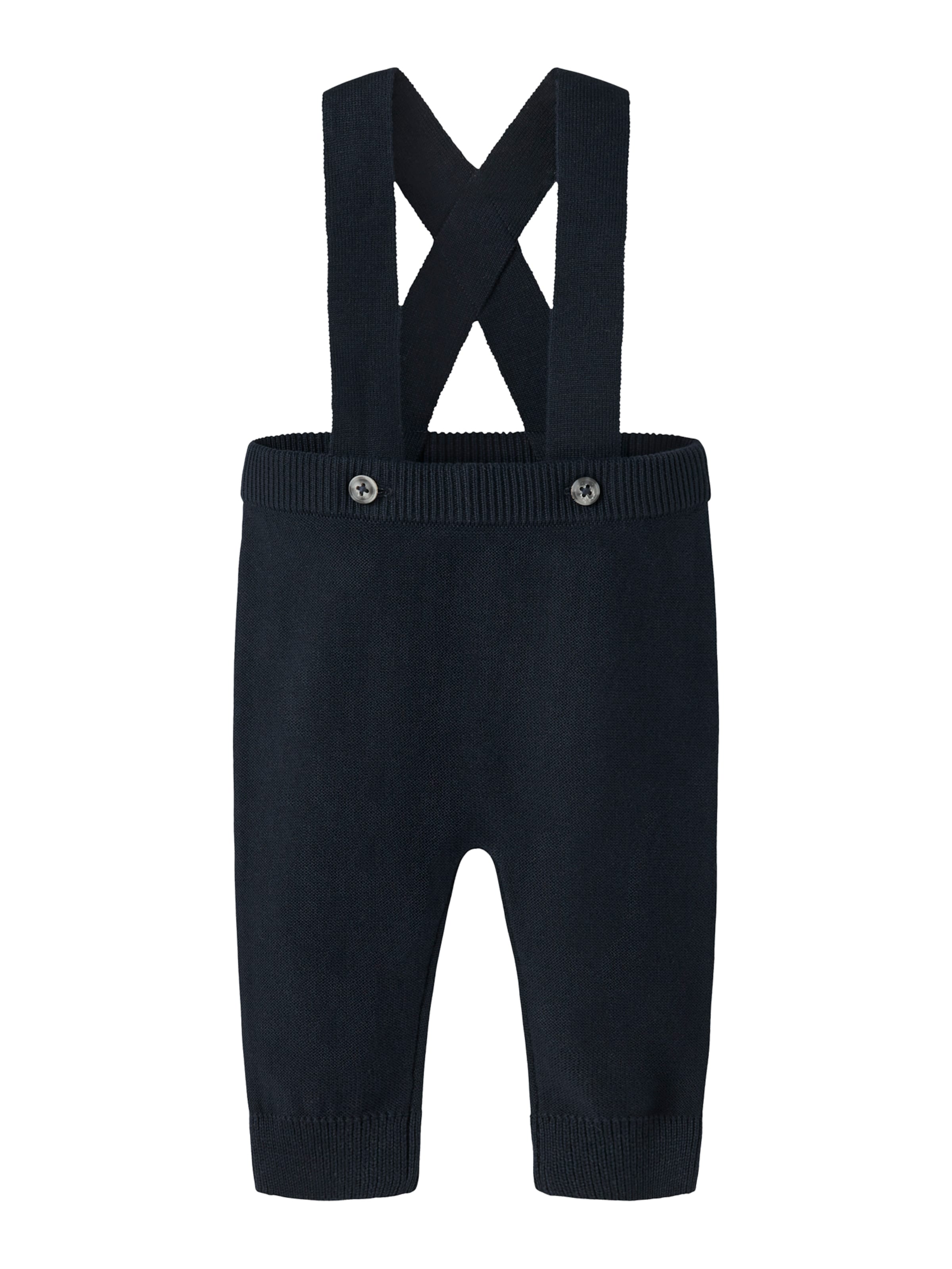 NAME IT Ozke Hlače z naramnicami 'NBMROMAN' | modra barva: sprednja stran