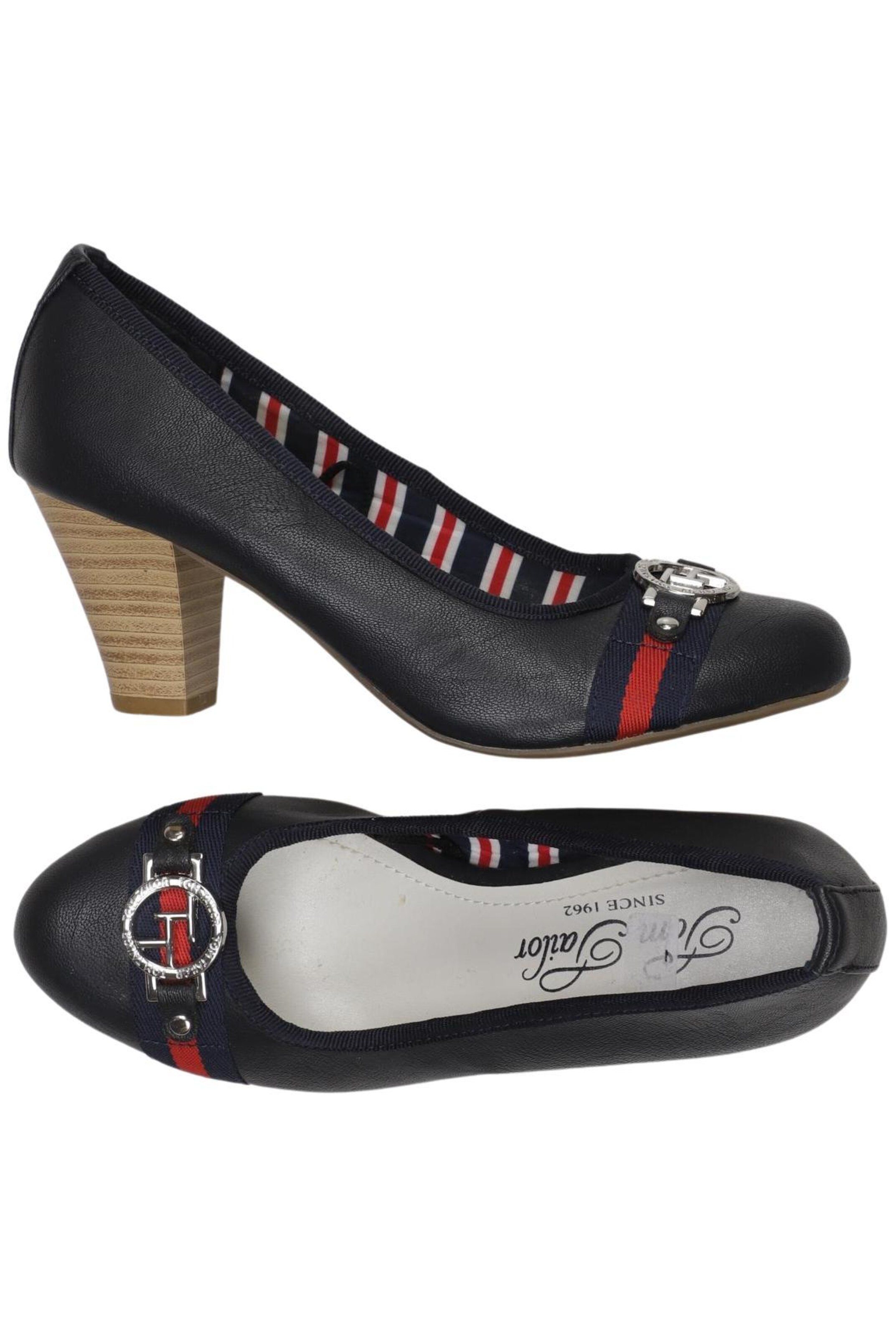 TOM TAILOR Pumps 36 in Blau: Vorderseite