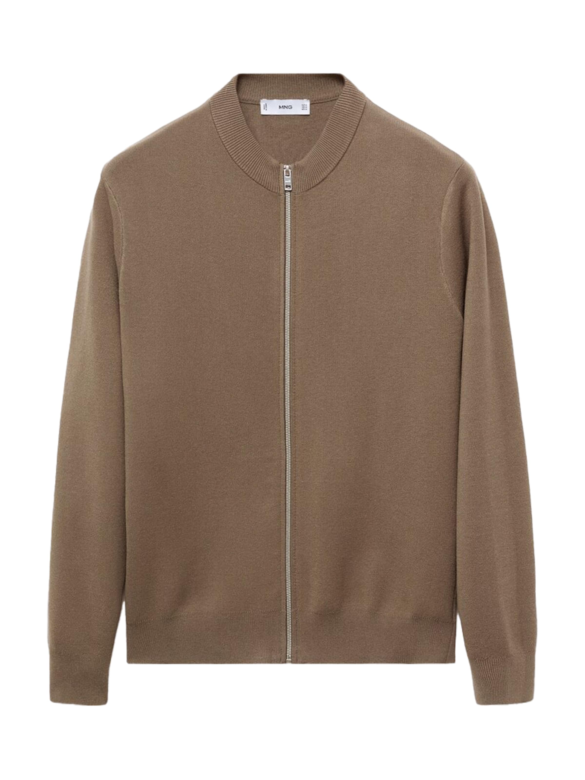 MANGO MAN Strickjacke 'Luxusc' in braun, Produktansicht