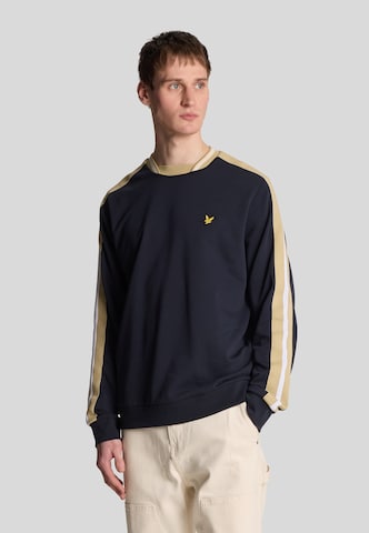 Sweat-shirt Lyle & Scott en bleu : devant