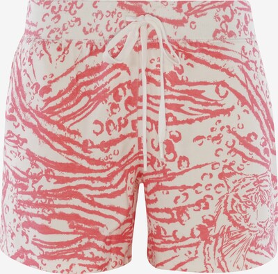 PJ Salvage Pantalon de pyjama ' Cozy Casual ' en rose clair / blanc cassé, Vue avec produit
