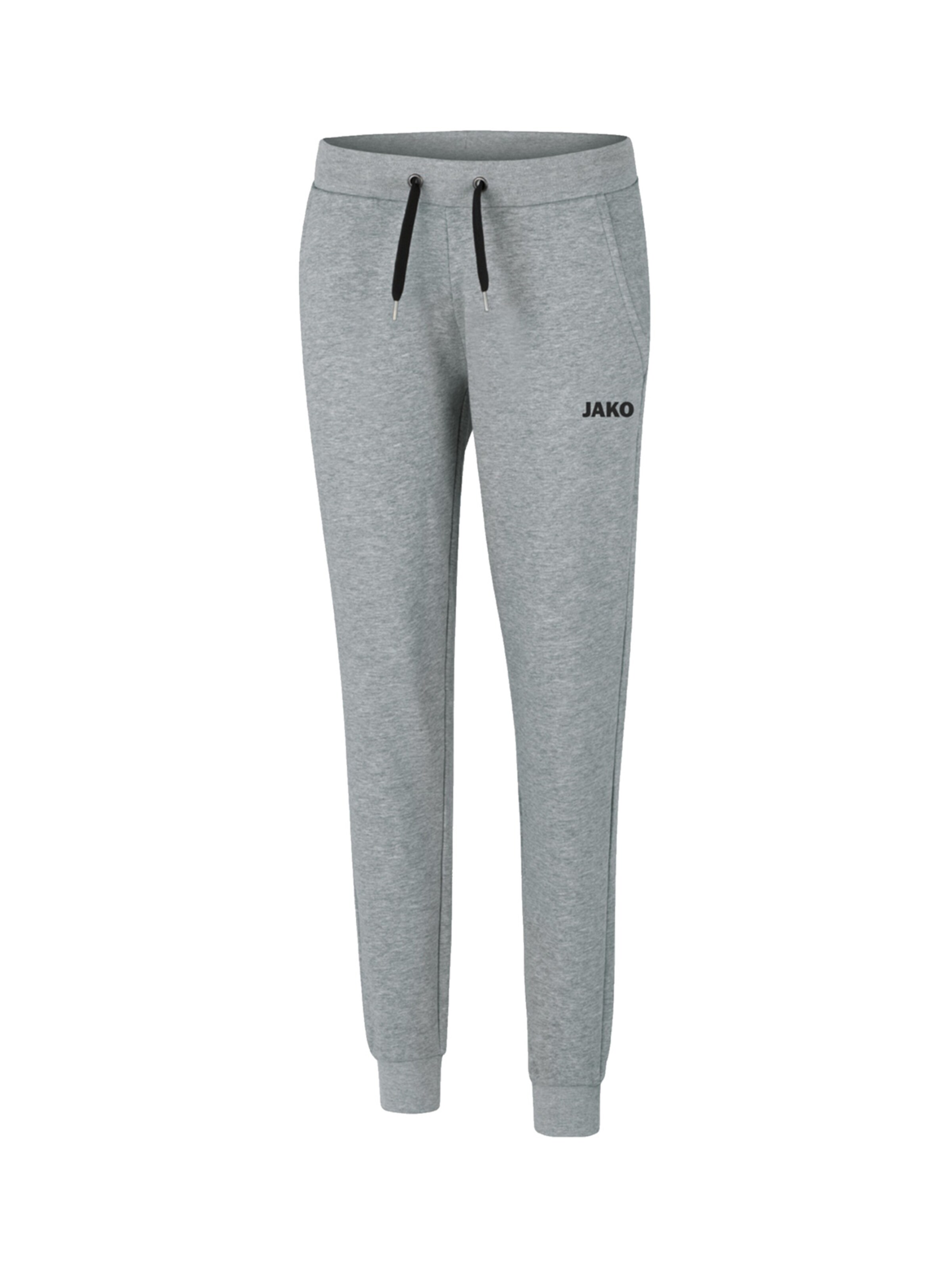 JAKO Slimfit Sporthose in Grau: Vorderseite