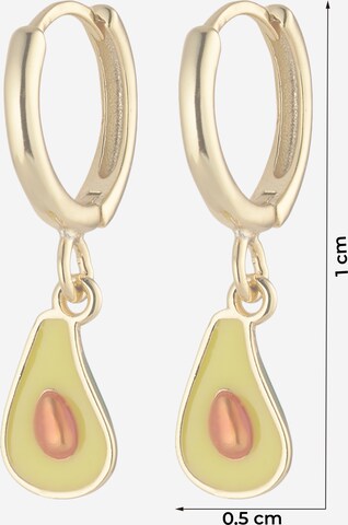 Fräulein Wunder Earrings 'Avocado' in Gold