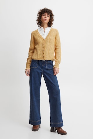 Atelier Rêve Knit Cardigan in Gold