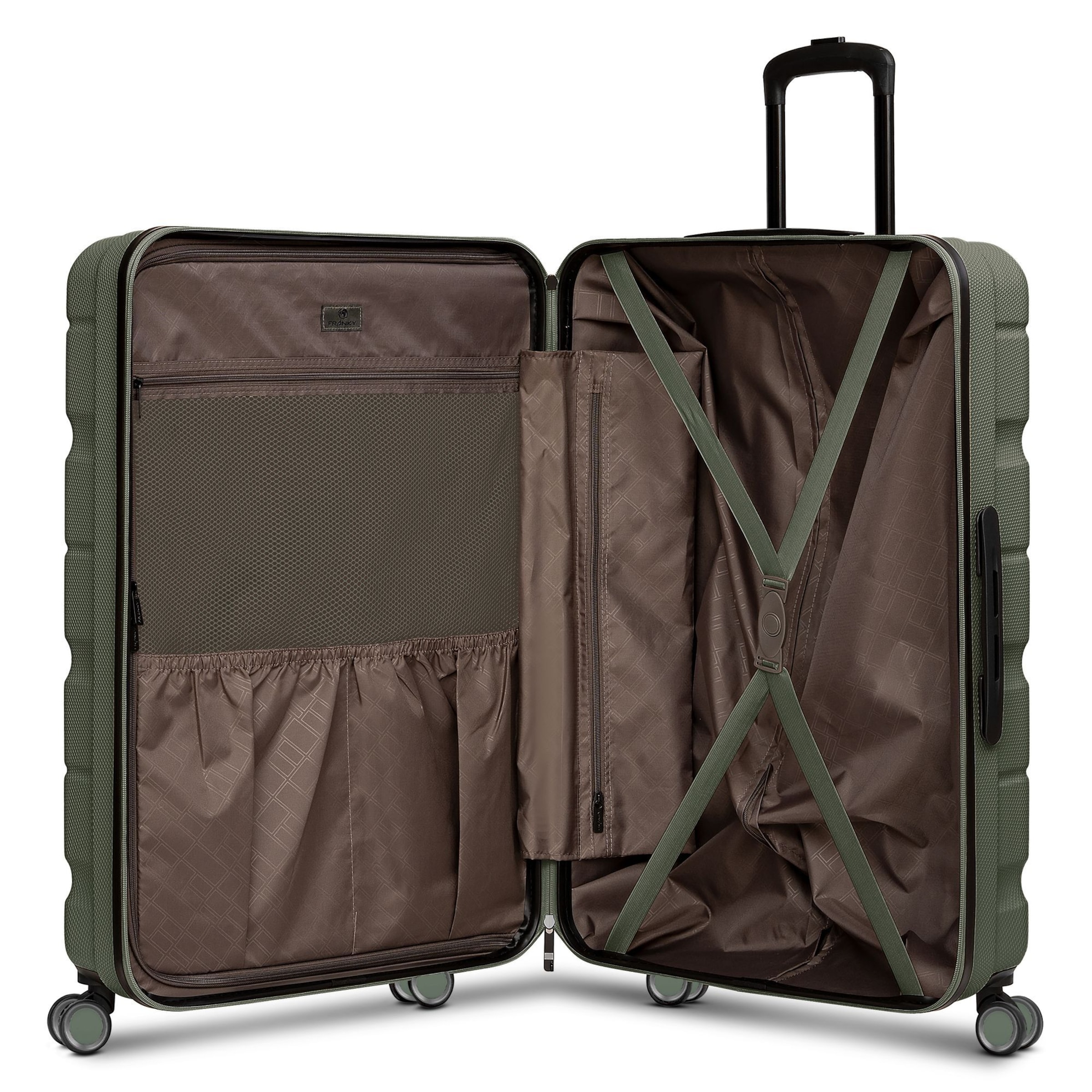 Trolley 'Munich 4.0' di Franky in verde