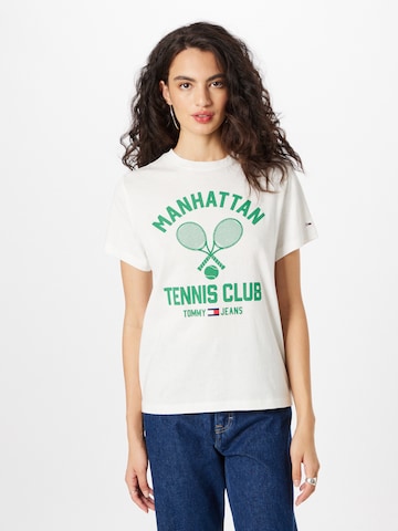 Tommy Jeans T-Shirt in Beige: predná strana