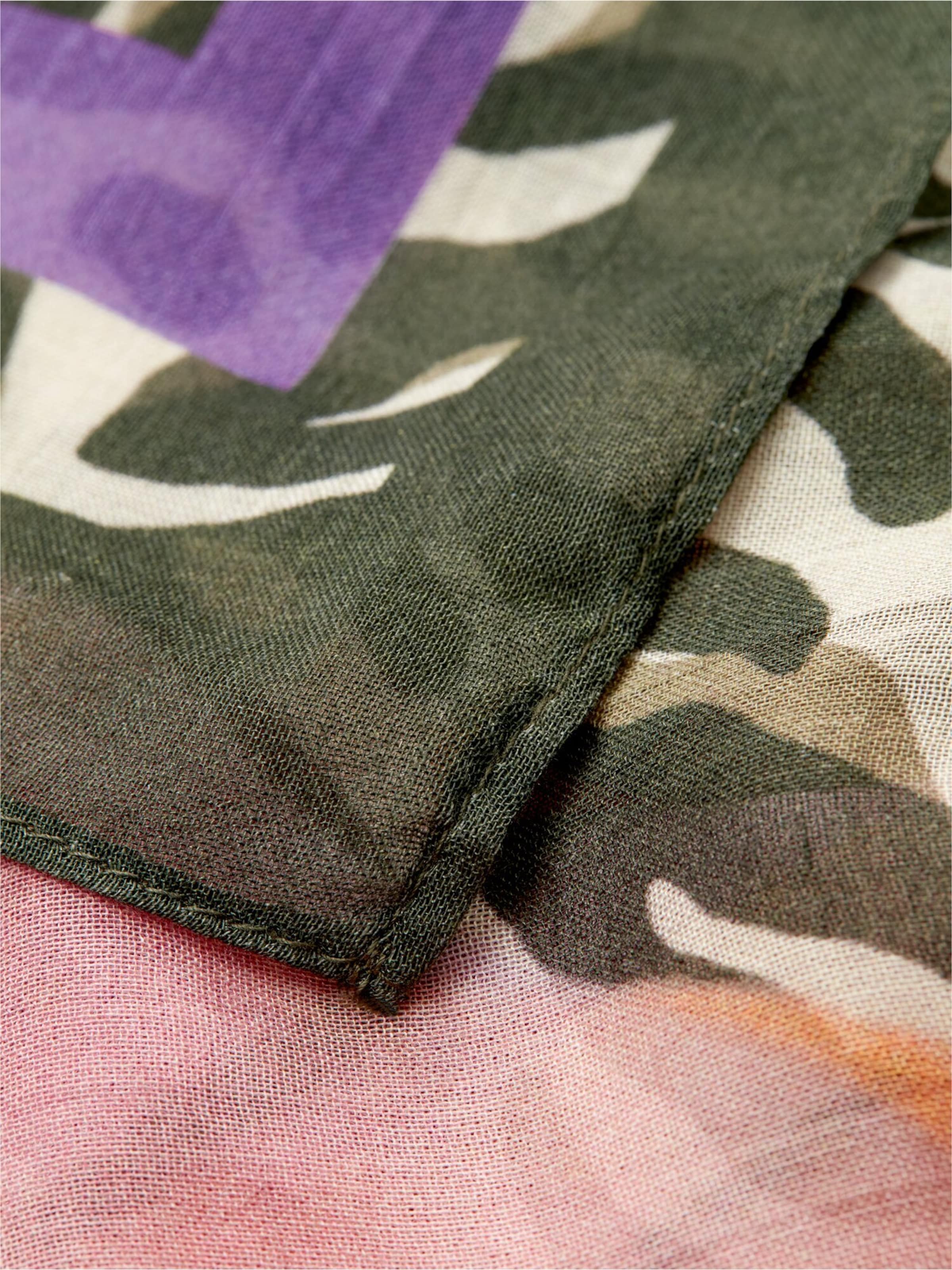 CAMEL ACTIVE Schal aus reiner Baumwolle in Grün