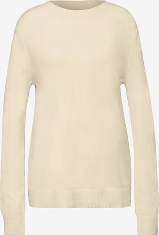 Pull-over STREET ONE en beige : devant