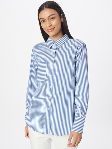 Emily Van Den Bergh Blouse in Blue: front