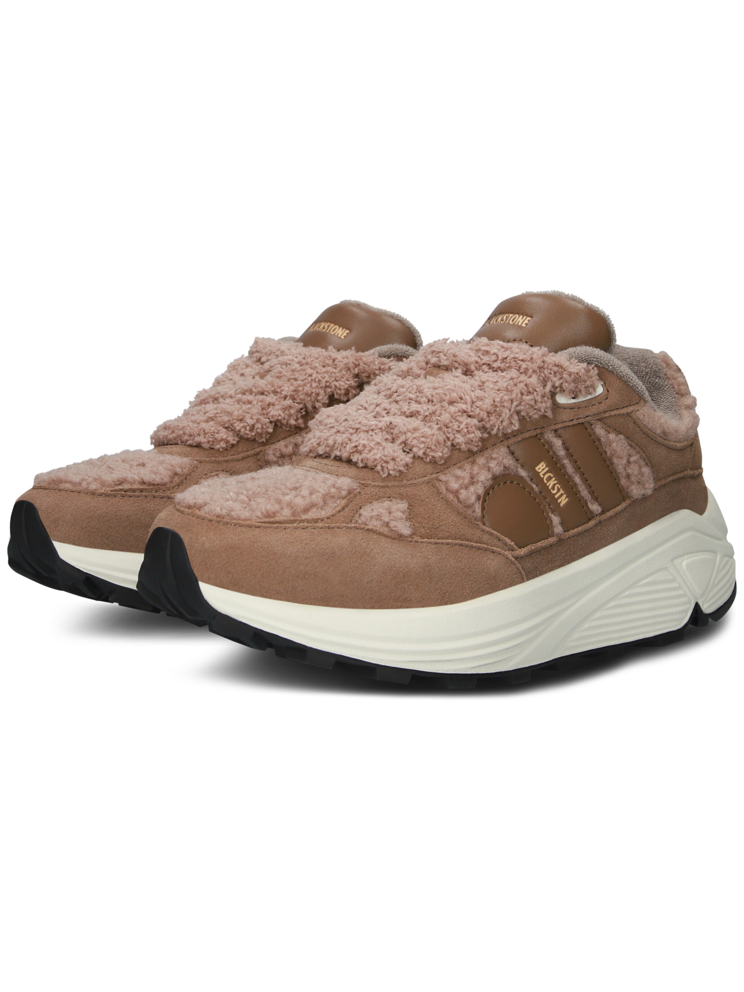 BLACKSTONE Platform trainers 'V-RILEY' in Brown