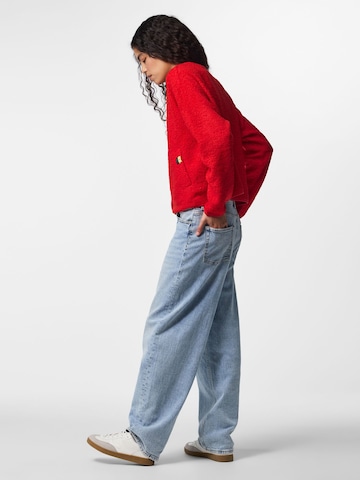 Veste mi-saison 'PCKATTY' PIECES en rouge