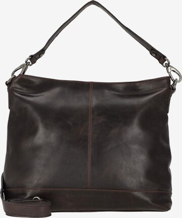The Chesterfield Brand Schultertasche 'Amelia' in Braun: Vorderseite