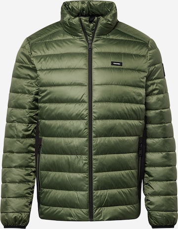 Veste mi-saison Calvin Klein en vert : devant