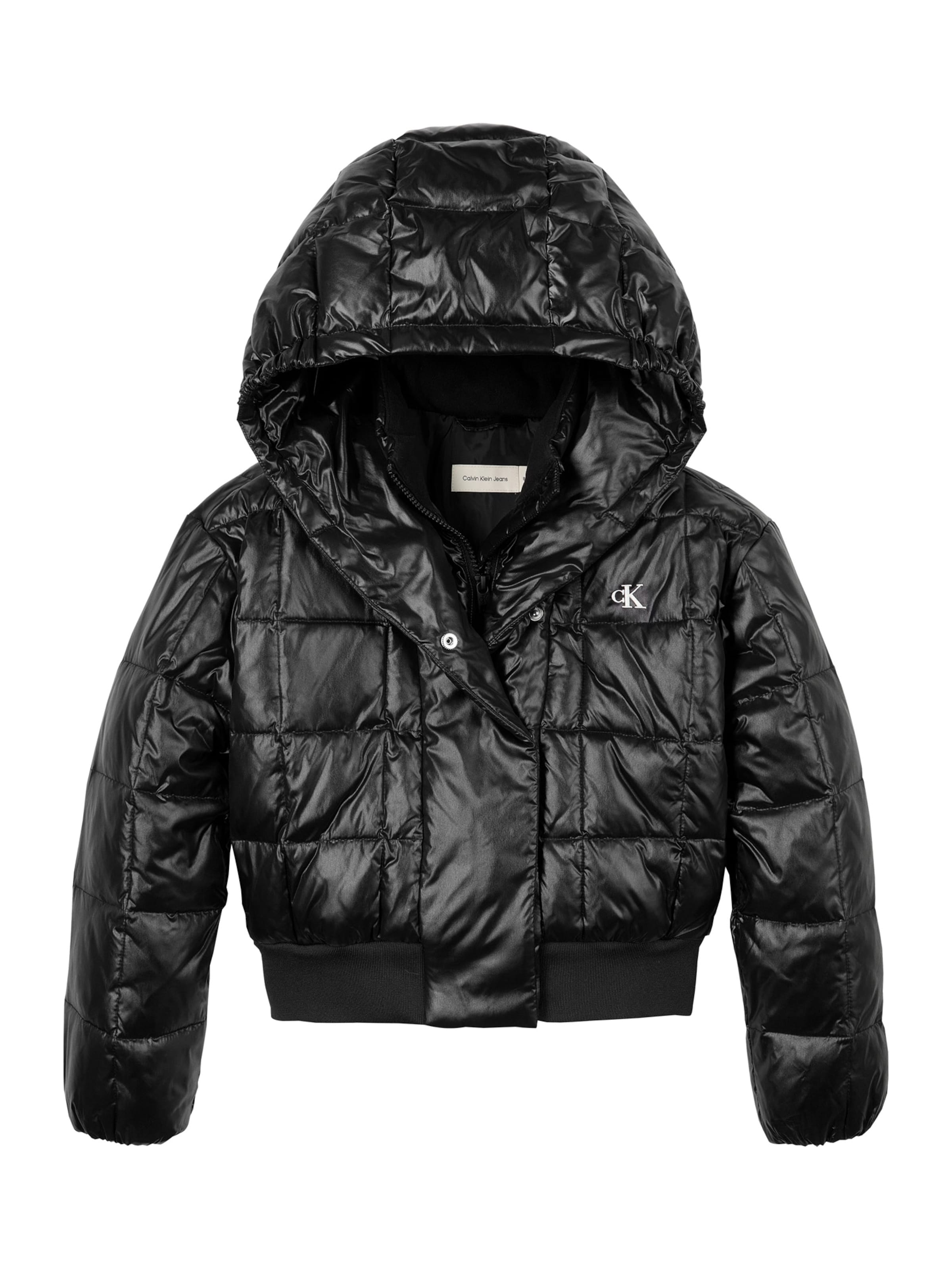 Giacca invernale di Calvin Klein Jeans in nero: frontale