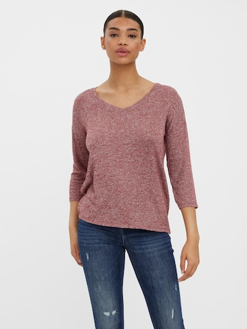 VERO MODA Sweater 'BRIANNA' in Red: front