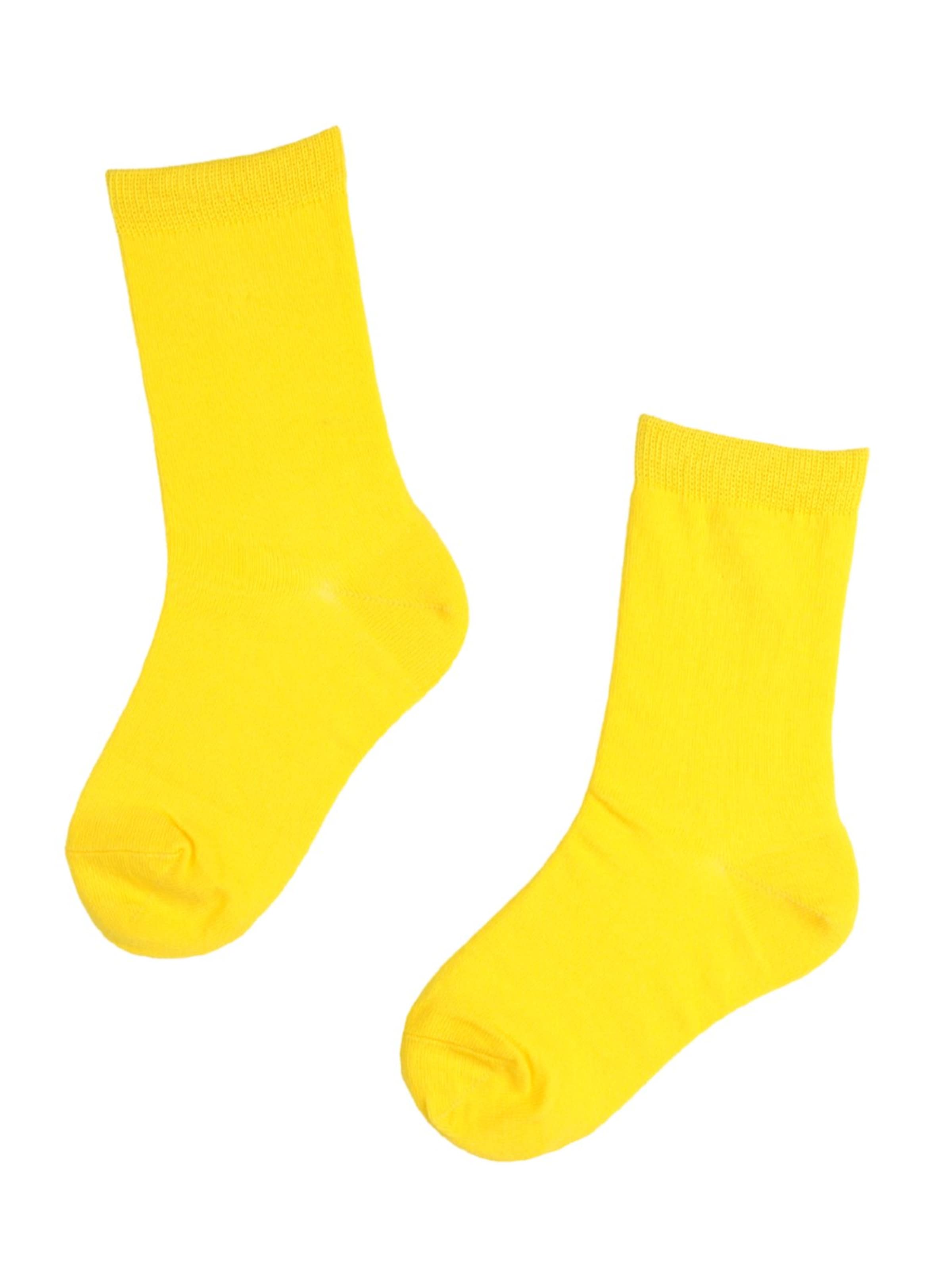 Sokisahtel Socken‌‌‌‌‌‌‌ in Gelb: Vorderseite