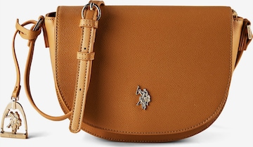 Borsa a tracolla 'Jones' di U.S. POLO ASSN. in beige: frontale