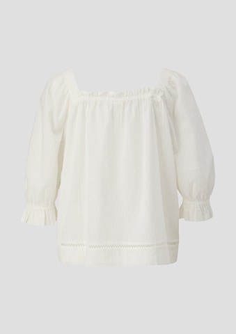 QS Blus i vit: baksida