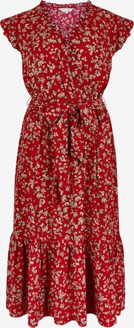 Robe ' ' Apricot en rouge : devant