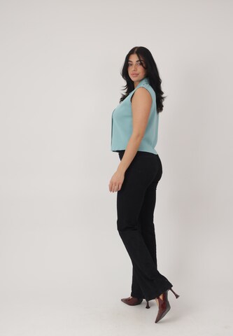 Chemisier Elara en bleu