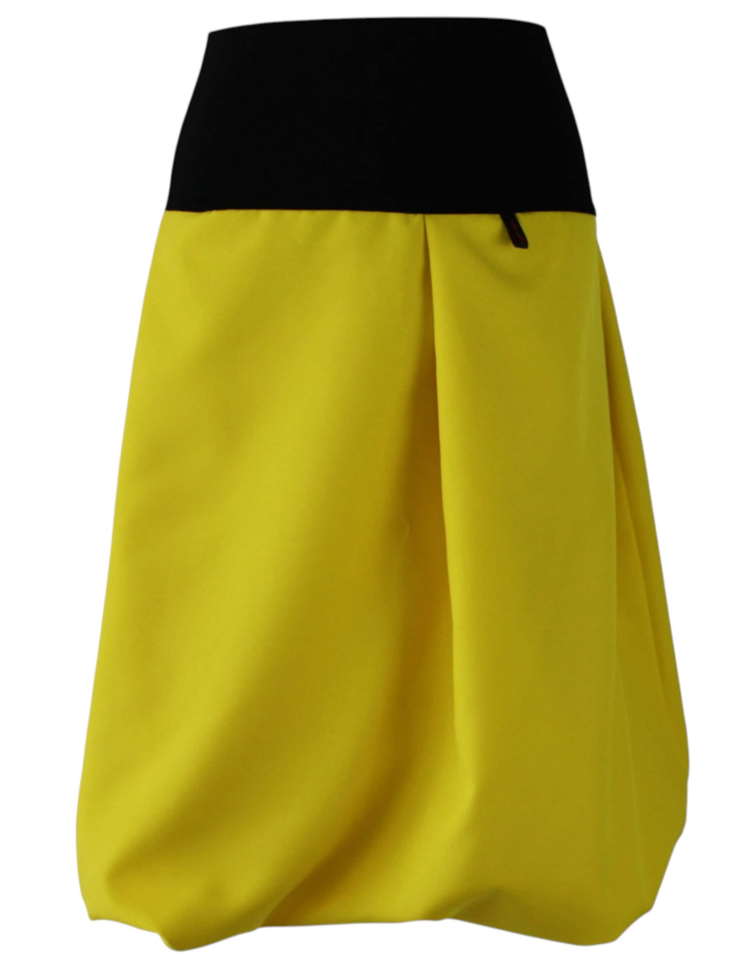 dunkle design Rock 'Long Ballonskirt'‌‌ in Gelb: Vorderseite