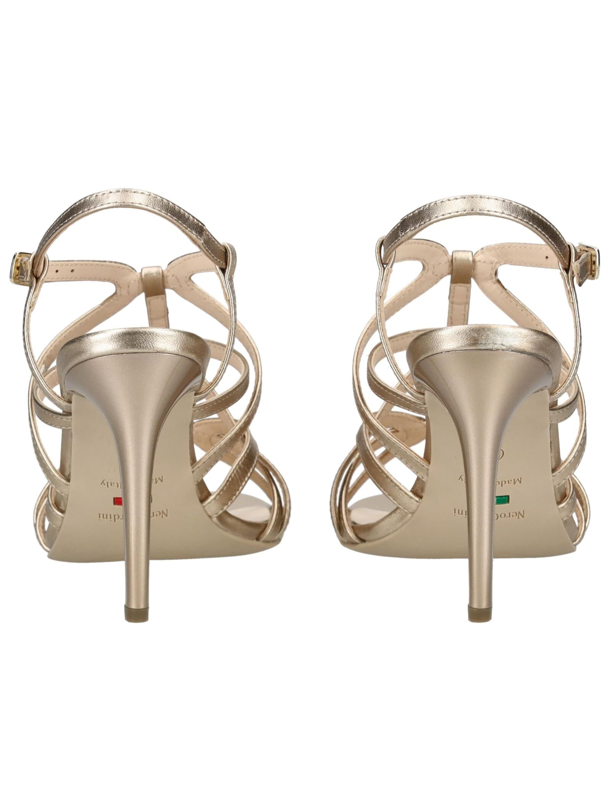 Sandalo con cinturino di Nero Giardini in oro